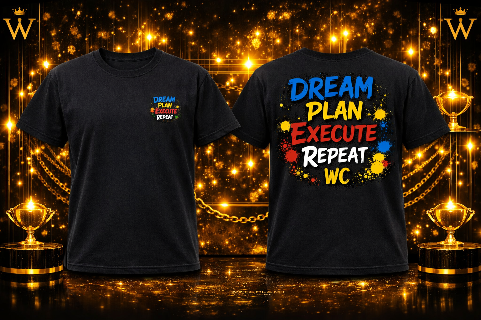 Wealth Culture Kids “Dream Plan Execute Repeat” Graphic Tee
