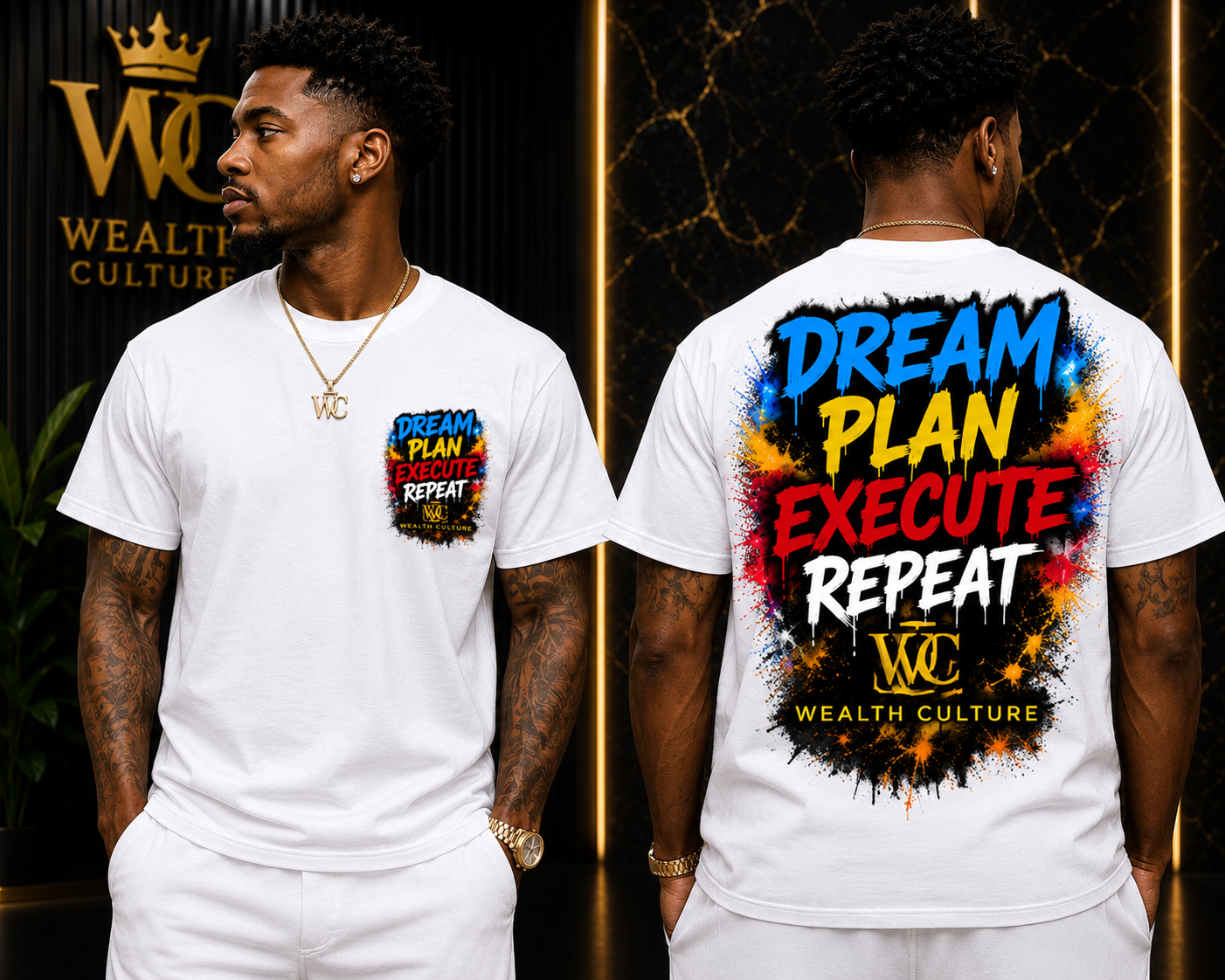 Wealth Culture Kids “Dream Plan Execute Repeat” Graphic Tee