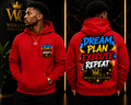 Wealth Culture "Dream Plan Execute Repeat" Graphic Hoodie